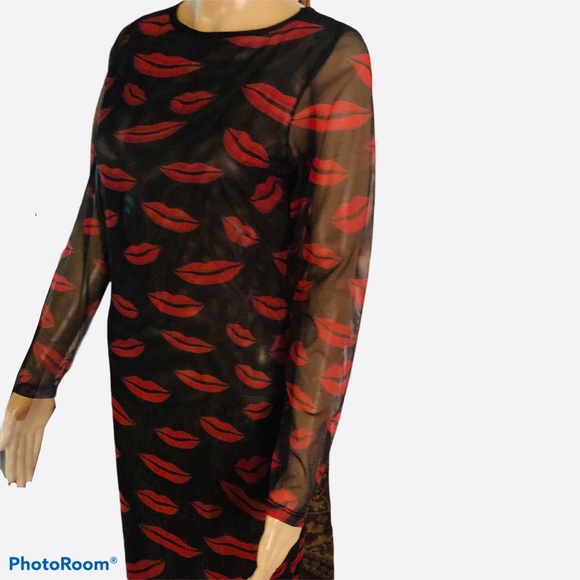 Goodtime USA lip print dress - Picture 3 of 6